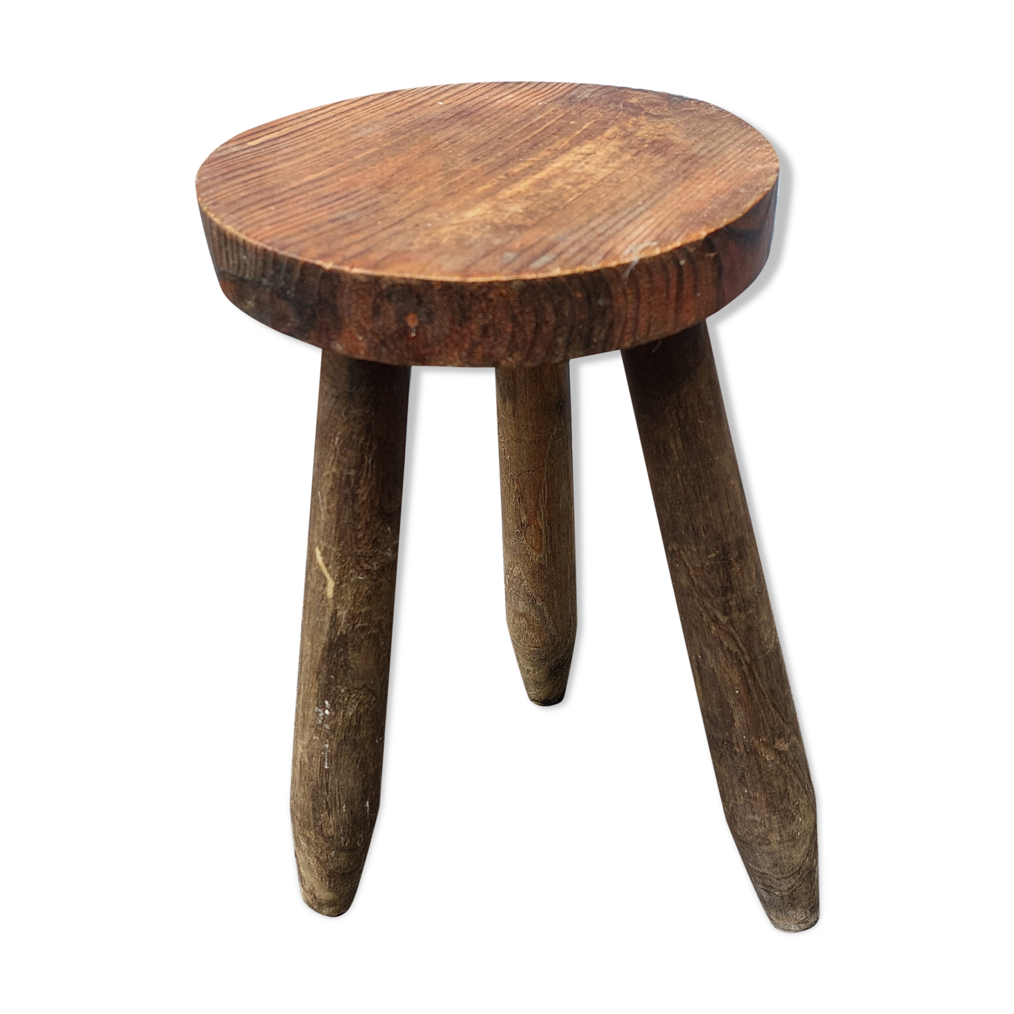 Tabouret tripode de ferme