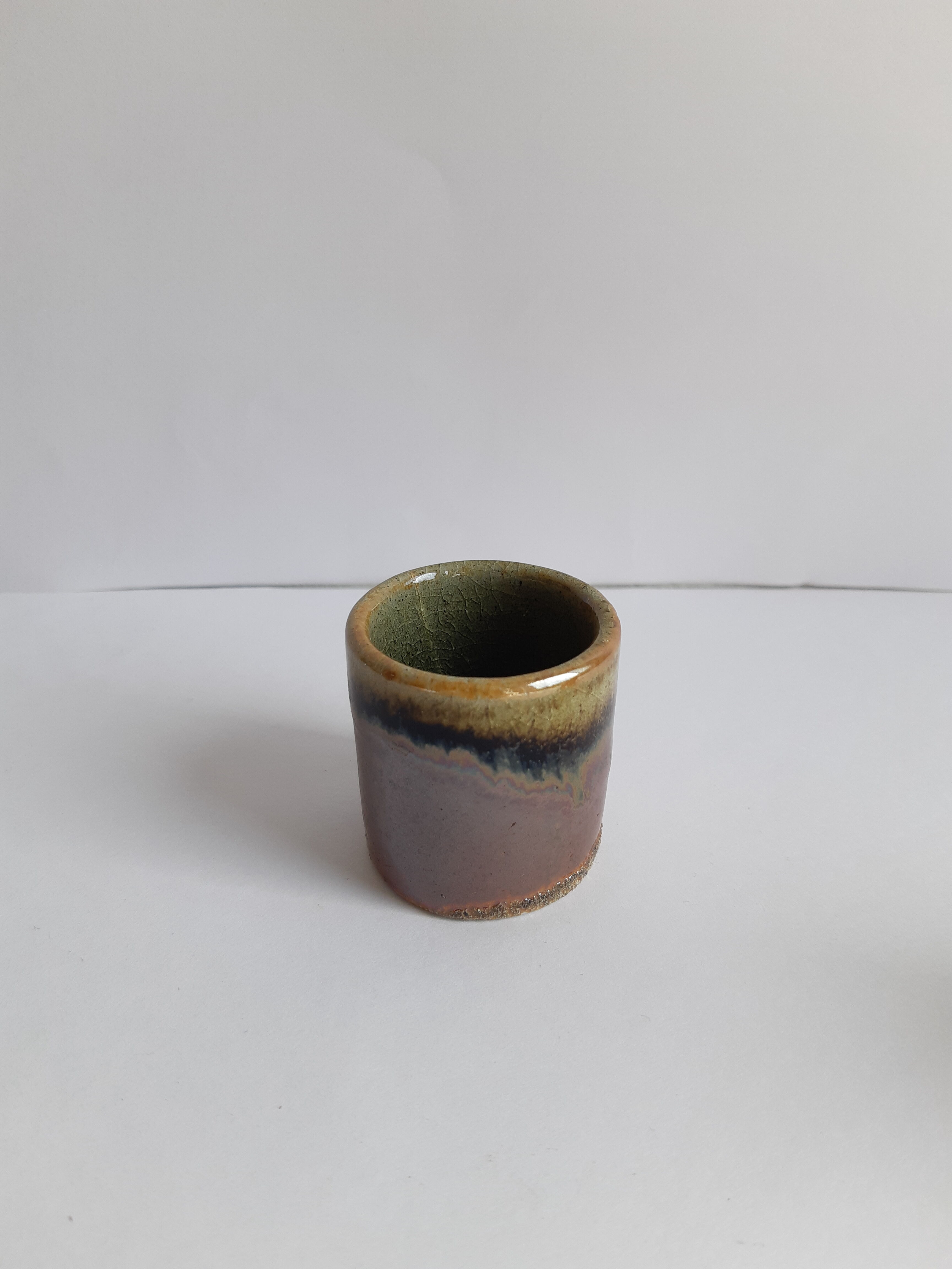 Set of 4 vintage sandstone coquetiers