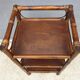 Rattan shelving unit