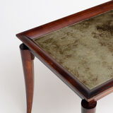 Art Deco mahogany coffee table by Baptistin Spade - France - circa 1930.