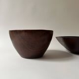 Large Scandinavian teak salad bowl/basket, 1970s