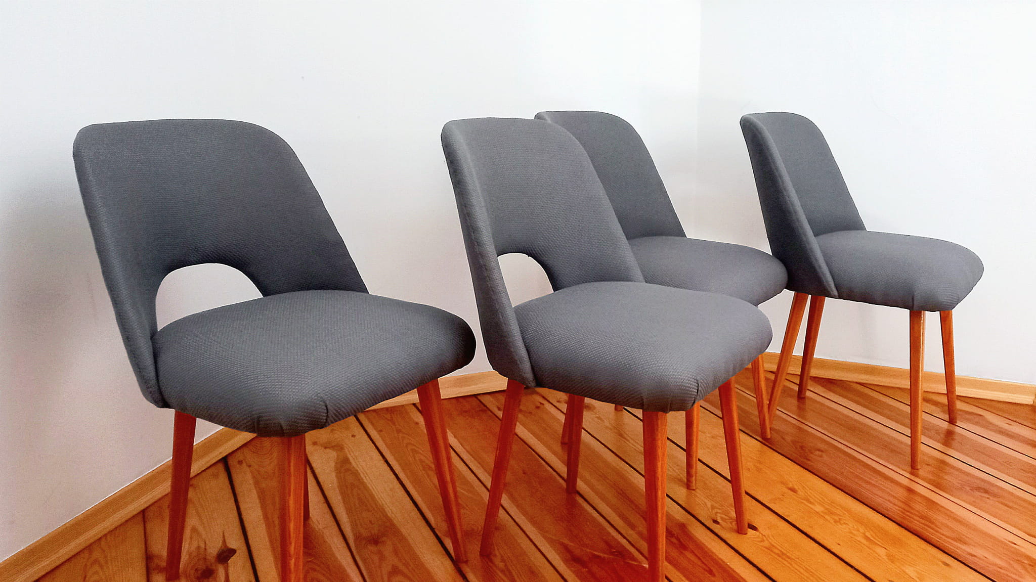 Set of four chairs O. Haerdtl, Ton, Czechoslovakia, the 60s