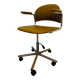 Vintage Mustard Office Chair by Kovona from Czechoslovakia 1970’s