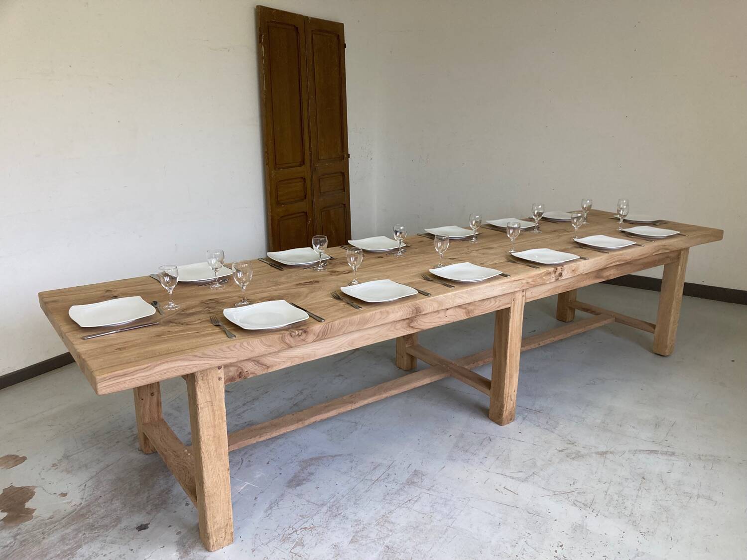 Table de ferme XXXL en 6 pieds