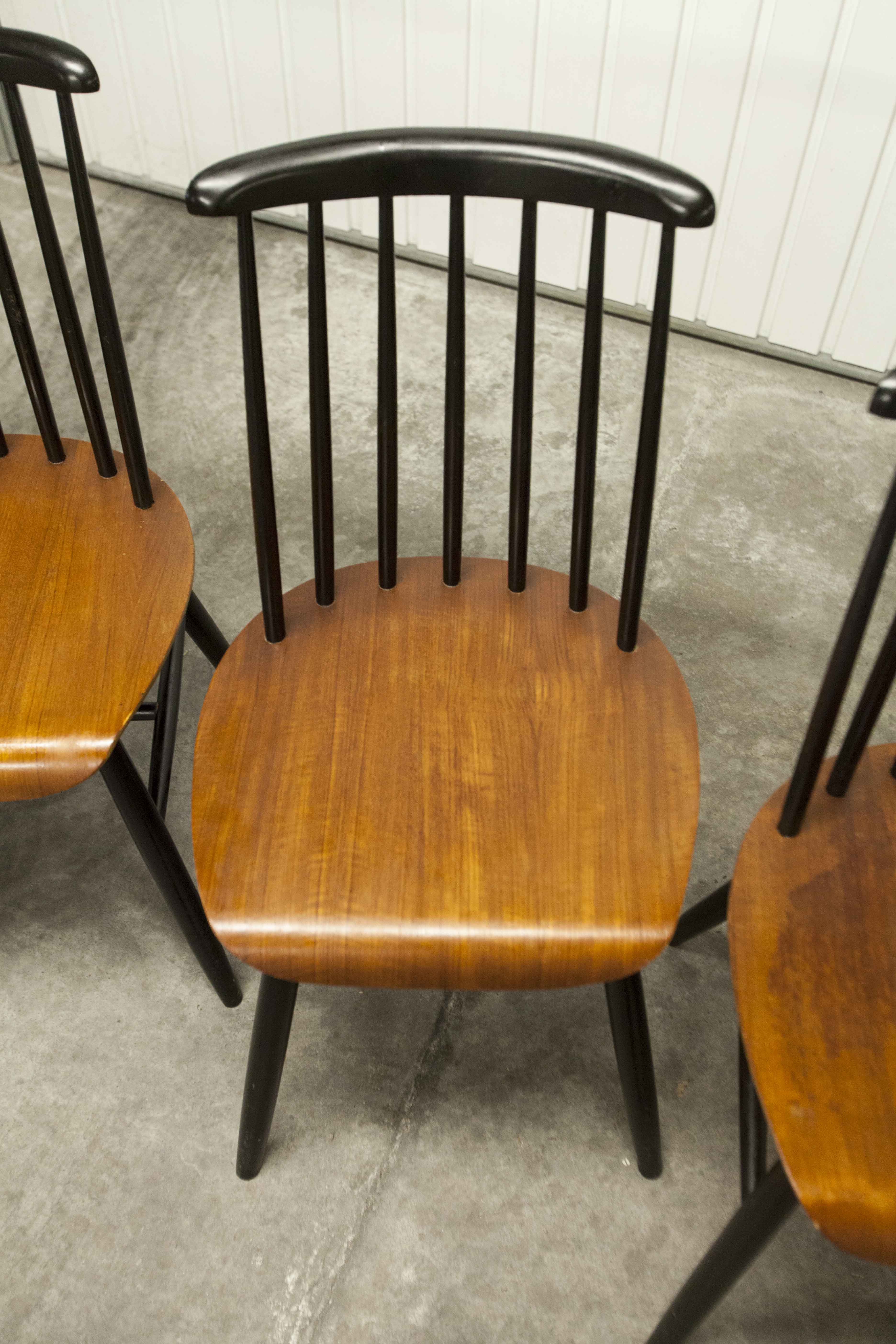 Set of 4 Fanett chairs by IImari Tapiovaara 1960