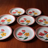 Assiettes dessert Gien