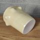 Cracked ceramic vase organic shape 1970