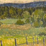 Vintage Painting Landscape signed by Svan Grandin (1906- 1982)