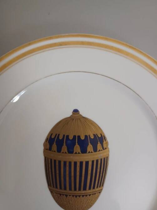 Fabergé decorative plate, private collection