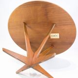 Coffee table – Round – Teak – Holger Georg Jensen – Kubus – 1960s