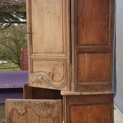 Buffet 2 corps normand Louis XV pièce du  XVIIIe