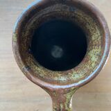 Pitcher in flamed glazed terracotta