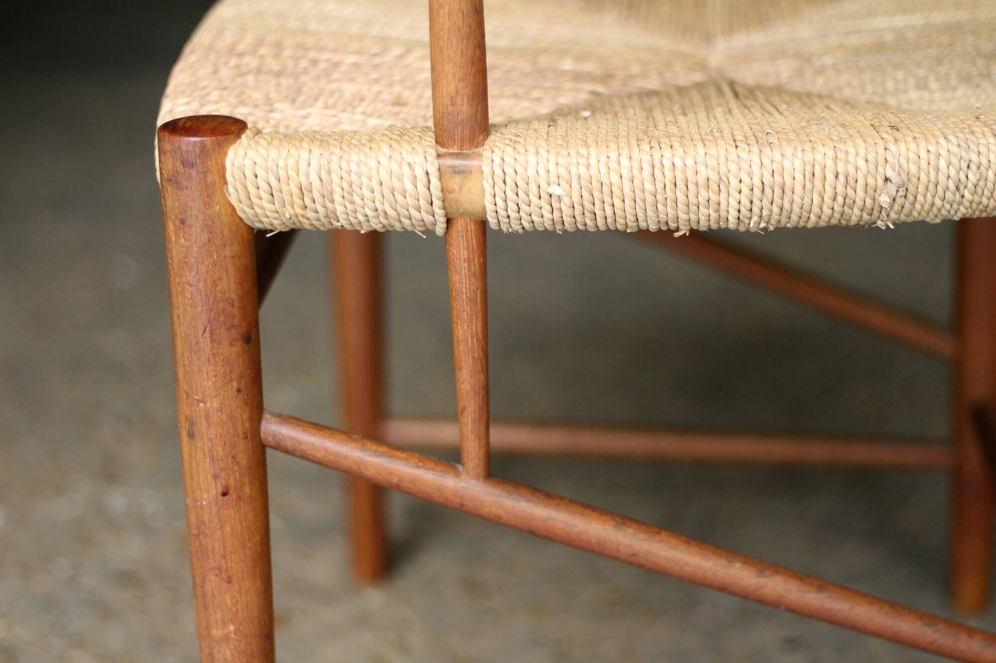 Succession LACOSTE: armchair by Peter Hvidt & Orla Mølgaard-Nielsen (1950)