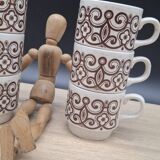 Set of 6 Biltons England mugs