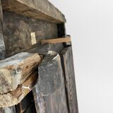 Afghan door in carved wood from the late 19th century with Palace Temple framing.