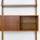 Walnut Wall Unit Shelving System 'Royal System' by Poul Cadovius 60s Danish Design
