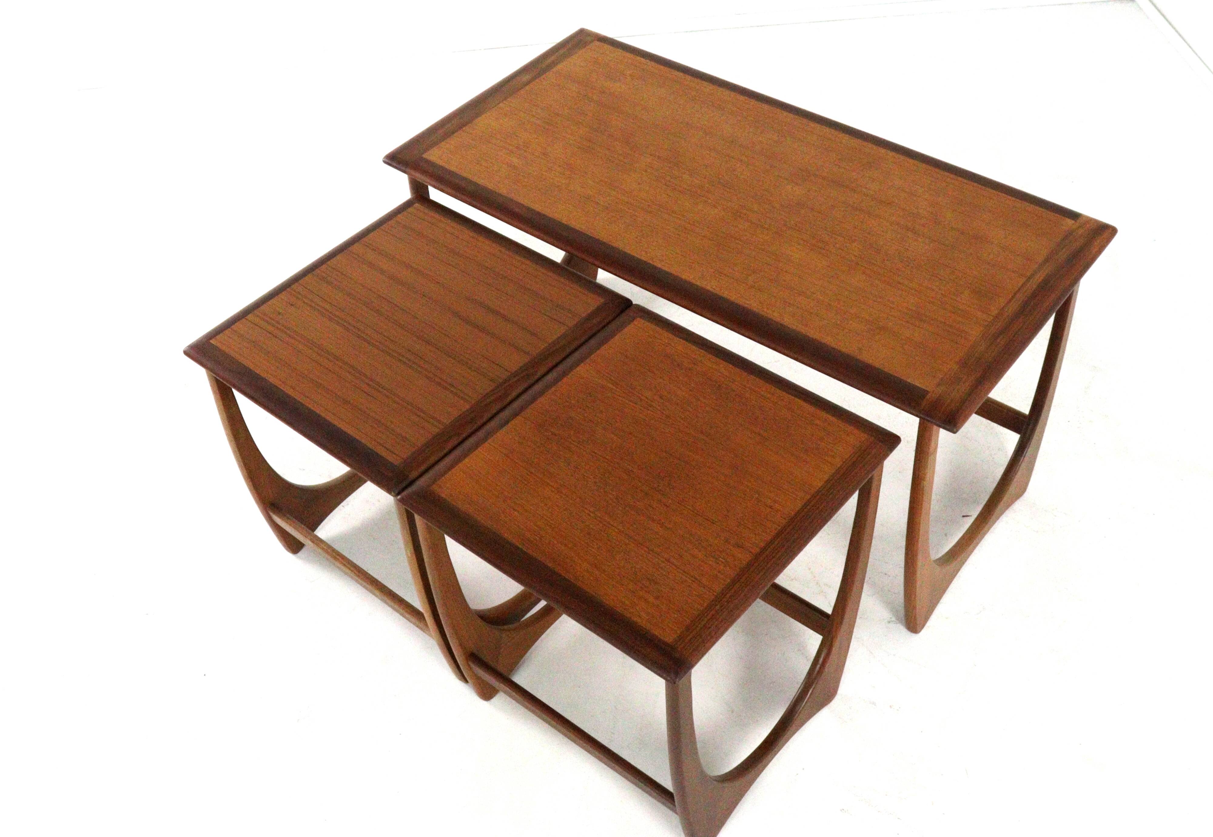 G-Plan coffee table with nesting tables - mid century modern