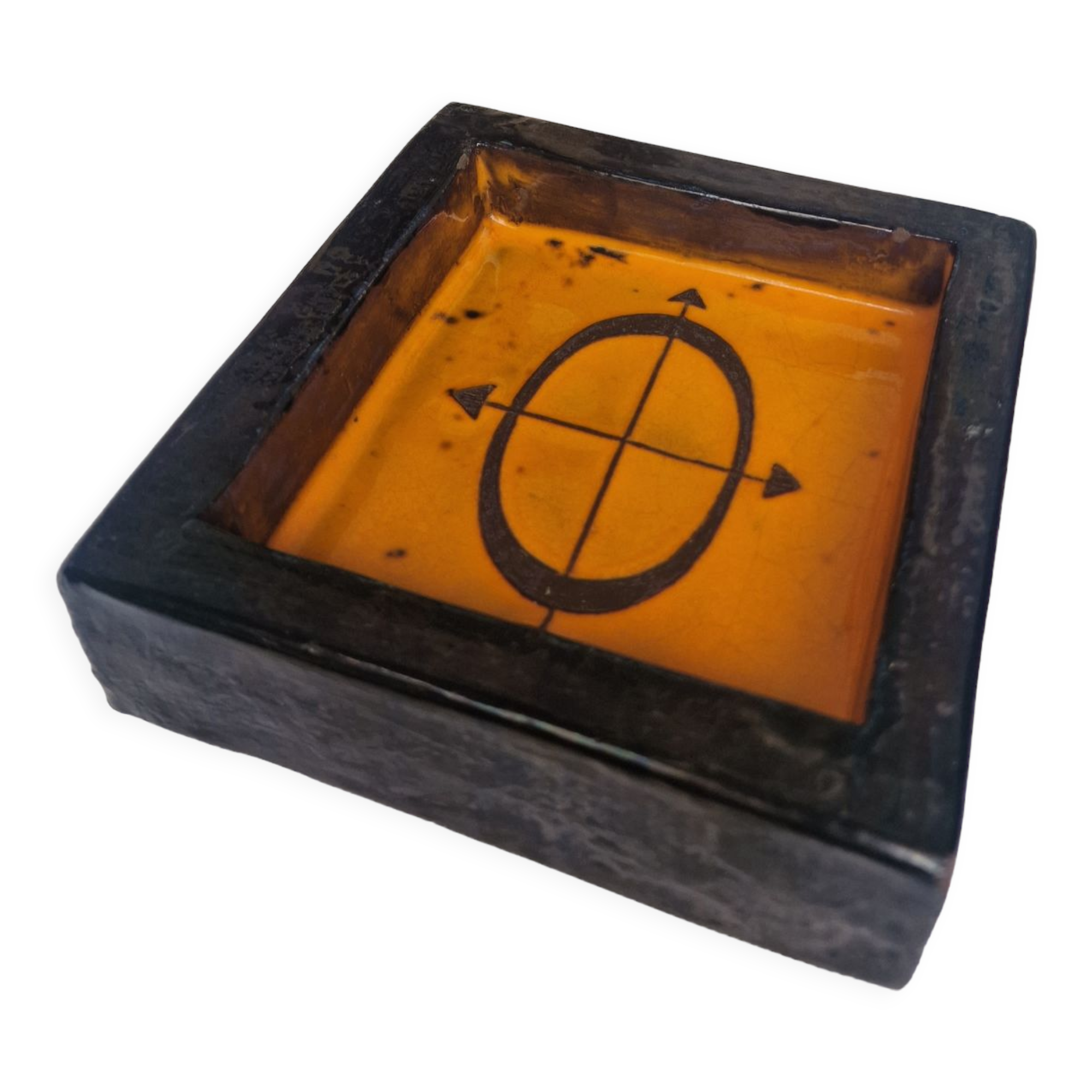 Ceramic ashtray Atelier Berlaimont Antwerp 1960 1970