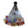 Lustre à gouttes en verre multicolore de style Murano par Simoeng