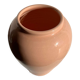 Light pink glazed ceramic vase H:22cm