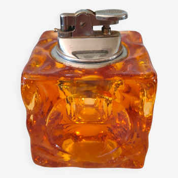 Amber glass lighter design 70s