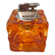 Amber glass lighter design 70s
