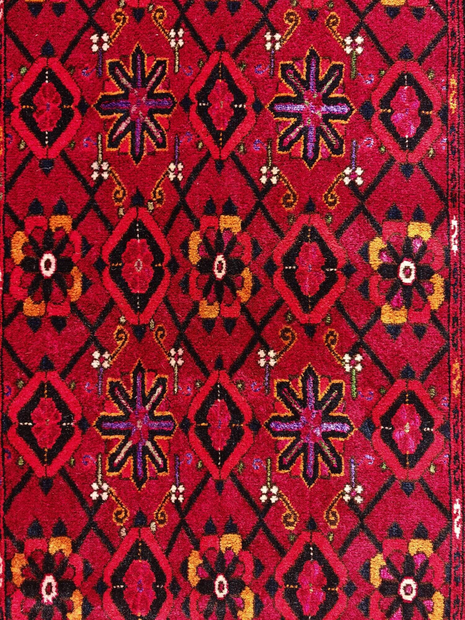 Vintage Turkmen Ersari "Mina Khani" Chuval from the 1930s