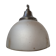 Antique mercury glass large pendant reflector lamp