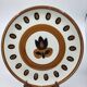 Boch la Louvière Kimono plate set Belgium 1970 (Set of 7)