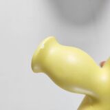 Deux raviers en céramique jaune