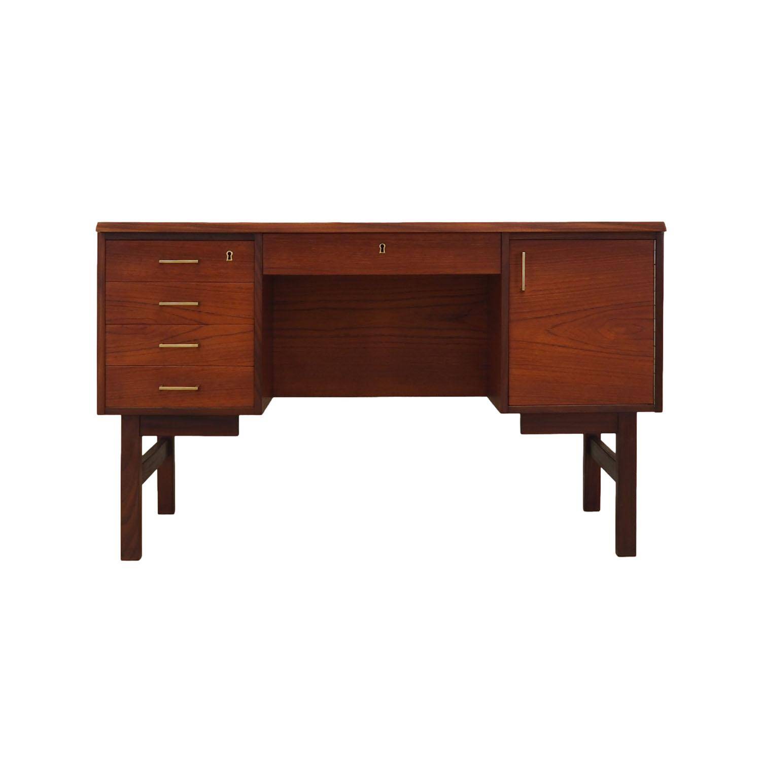 Teak desk, Danish design, 1970s, production: Denmark