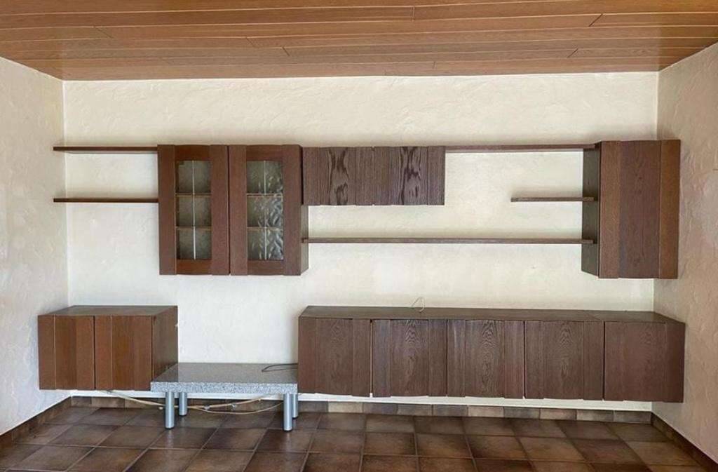 Vintage oak wall cabinet / wall cabinet / floating furniture