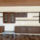 Vintage oak wall cabinet / wall cabinet / floating furniture