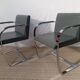 Paire de fauteuils cuir  BRNO, design de L. Mies Van Der Rohe