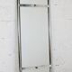 Pair of 70s tubular mirrors, chrome steel