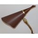 Vintage desk lamp double casserole in metal and brass, 1960