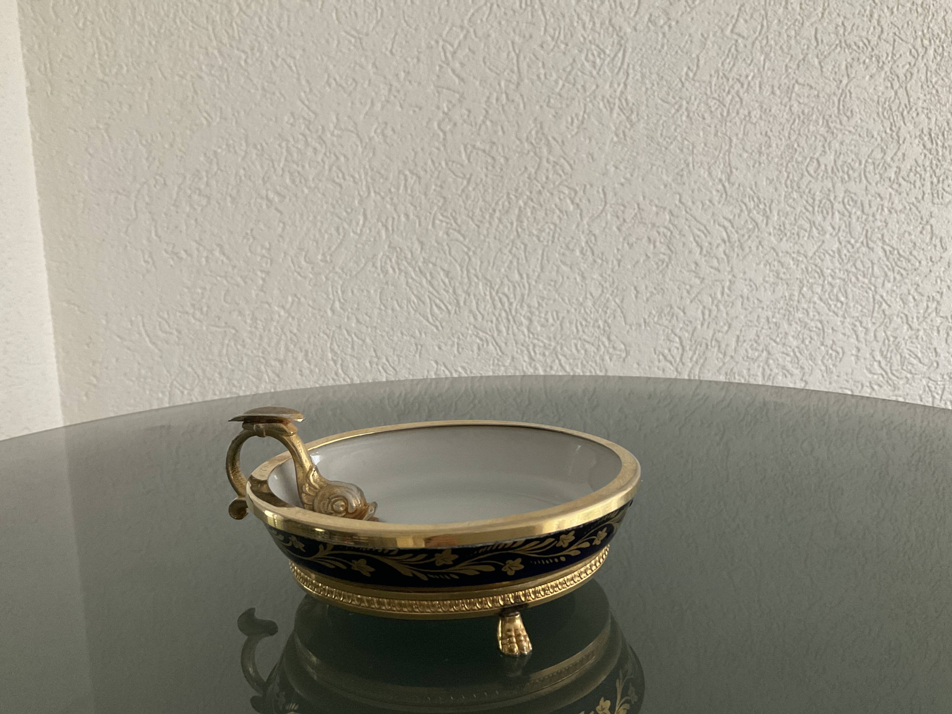 Limoges porcelain ashtray