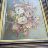 Sanders oil painting with certificate of authenticity perfect condition
