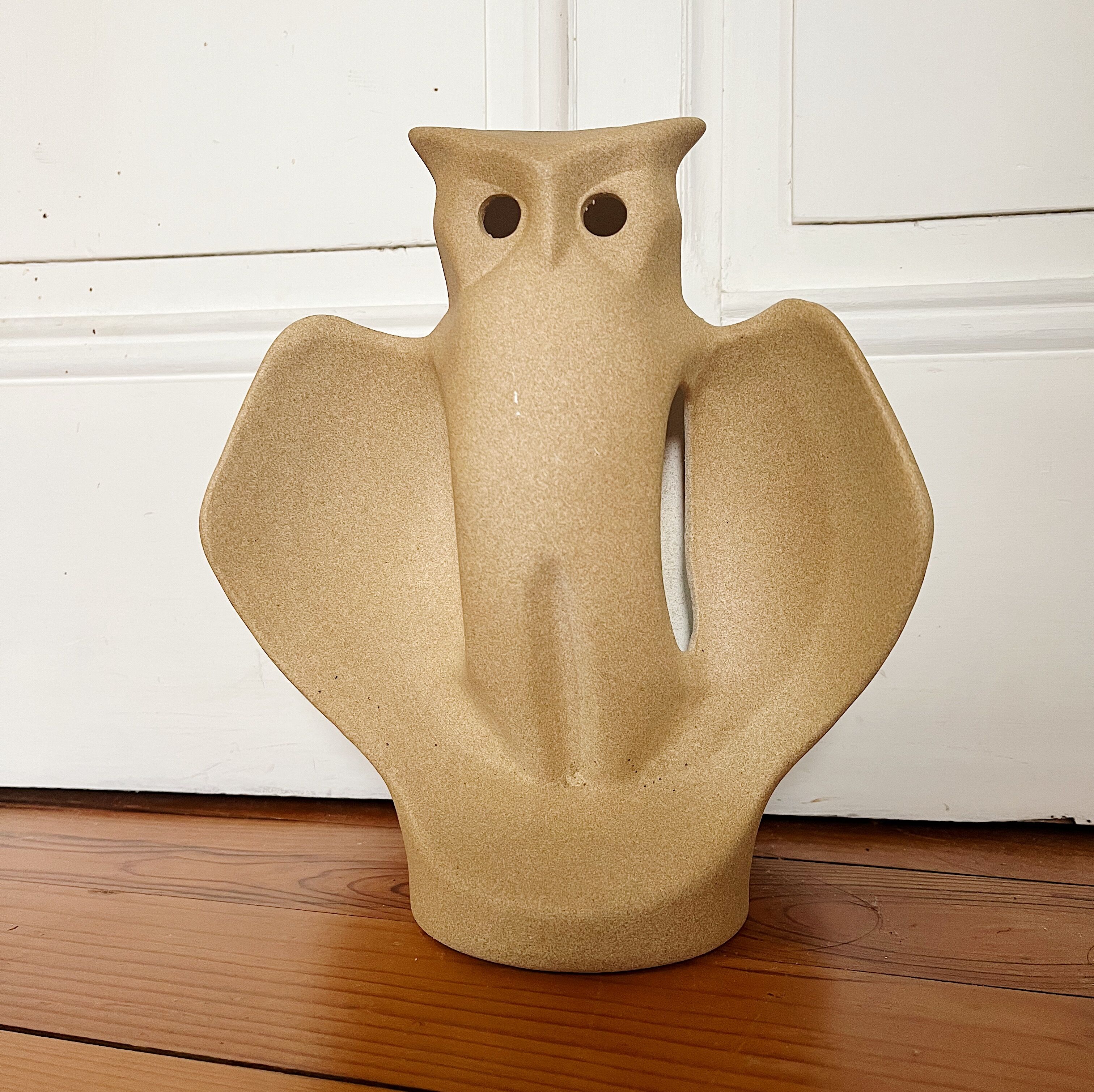 Owl ceramic lamp 70s/80s