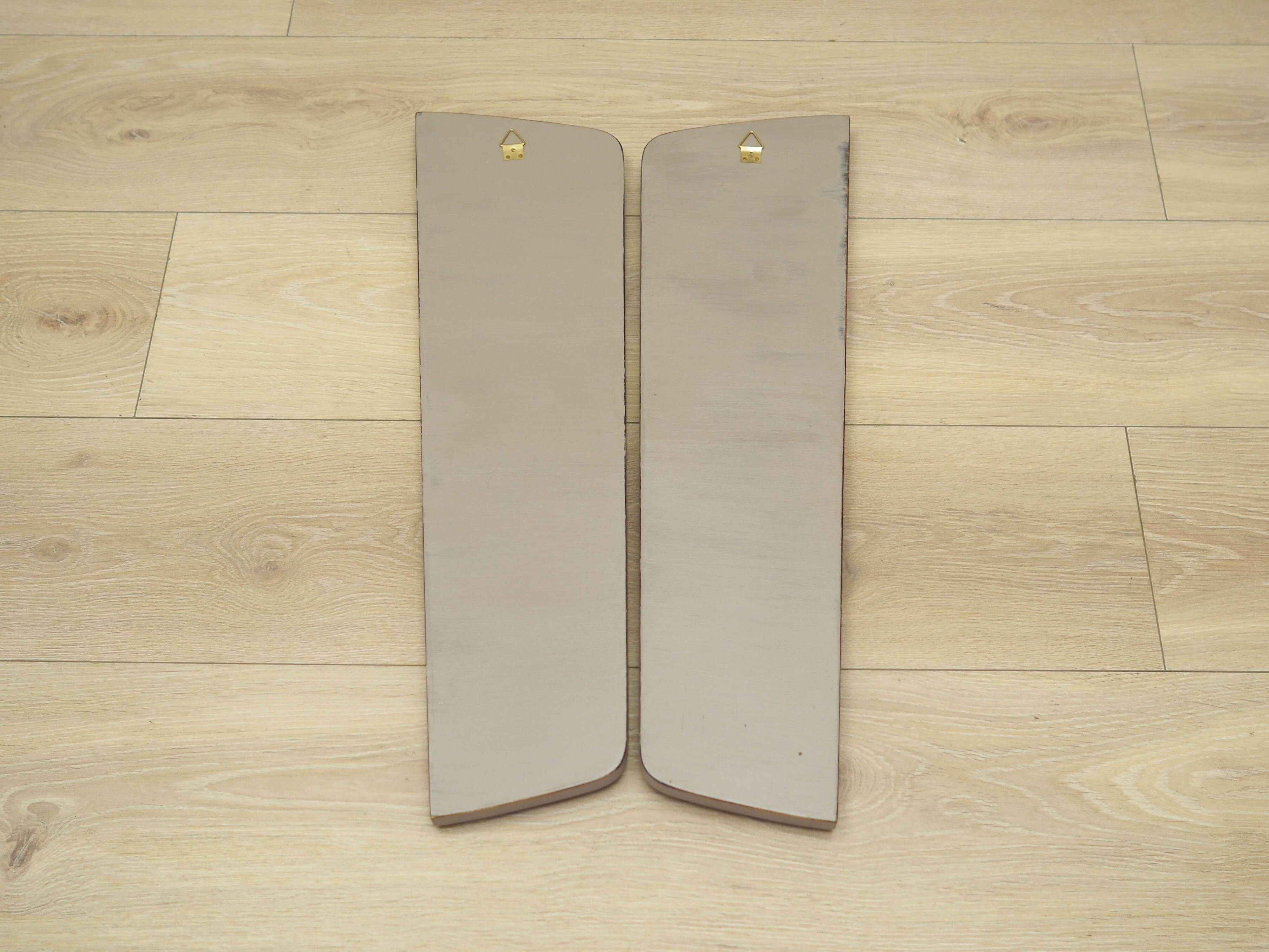 Set of two mirrors, Danish design, 1960s, production: Denmark
