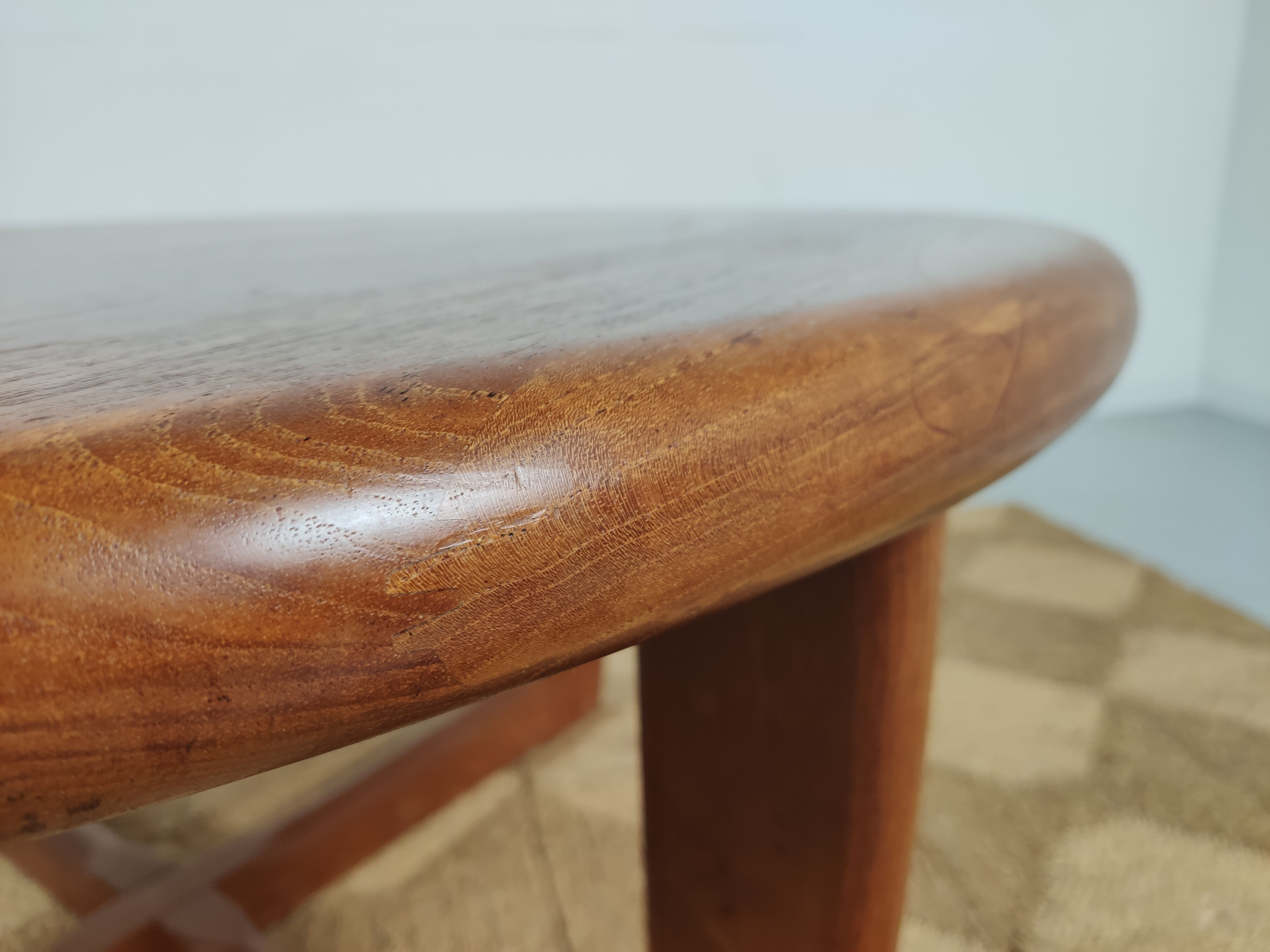 Niels Bach teak coffee table, Denmark 1970s