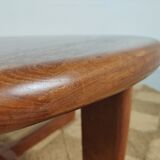 Niels Bach teak coffee table, Denmark 1970s