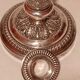 Directoire style candle holder in silver metal