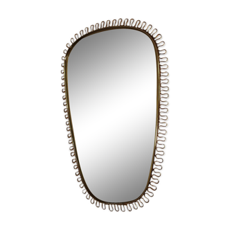 Mirror shape free design Josef Frank 50s - 42x62cm
