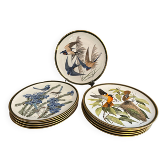 Lot 12 assiettes porcelaine