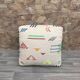Moroccan Berber Kilim Pouf - 100% Wool and Cotton - Handwoven Floor Cushion