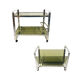 Av Handwerk Space Age Drinks Bar Cart Trolley Chrome Midcentury Modern Smoked Glass