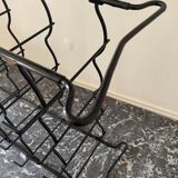 Vintage black bottle holder