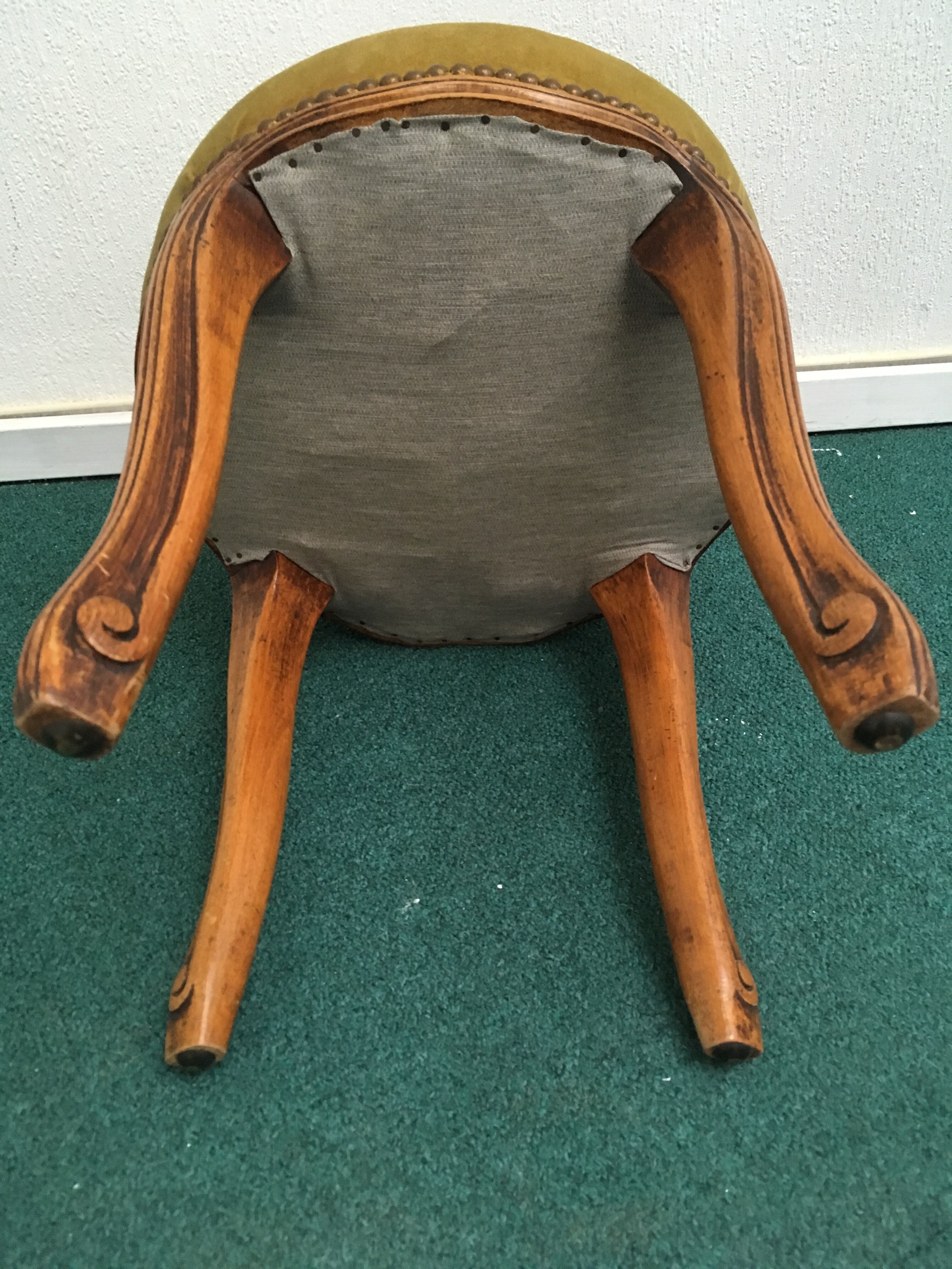 Louis Philippe foot rest stool