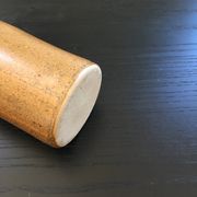 Beige stoneware bottle